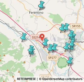 Mappa Via dei Ponticelli, 03013 Frosinone FR, Italia (4.65)