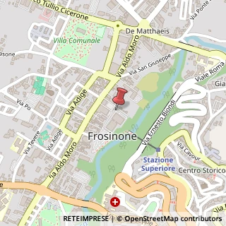 Mappa Via Kennedy, 21, 03100 Frosinone, Frosinone (Lazio)