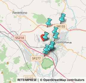 Mappa Via Carlo Emanuele Buscaglia, 03100 Frosinone FR, Italia (2.46846)