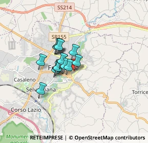 Mappa Via Carbonaro, 03100 Frosinone FR, Italia (1.11733)