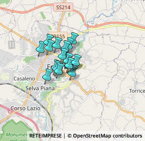 Mappa Via Carbonaro, 03100 Frosinone FR, Italia (1.01556)