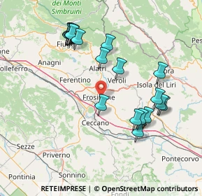 Mappa Via Carbonaro, 03100 Frosinone FR, Italia (16.943)