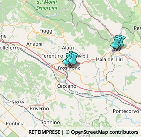 Mappa Via Carbonaro, 03100 Frosinone FR, Italia (33.85615)