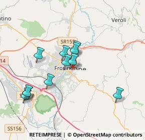 Mappa Via Carbonaro, 03100 Frosinone FR, Italia (3.58545)