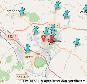 Mappa Via Mezzacorsa, 03100 Frosinone FR, Italia (4.22545)