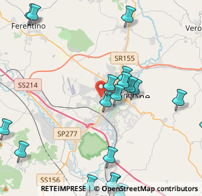 Mappa Via Mezzacorsa, 03100 Frosinone FR, Italia (5.687)