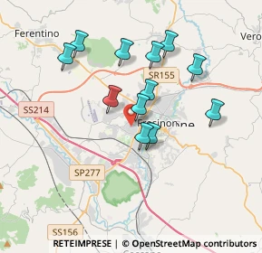 Mappa Via Mezzacorsa, 03100 Frosinone FR, Italia (3.34333)