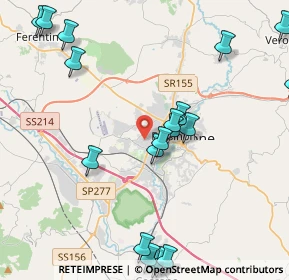 Mappa Via Mezzacorsa, 03100 Frosinone FR, Italia (5.55474)