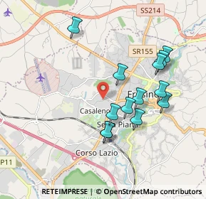 Mappa Via Mezzacorsa, 03100 Frosinone FR, Italia (1.87615)