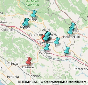 Mappa Via Mezzacorsa, 03100 Frosinone FR, Italia (11.46286)