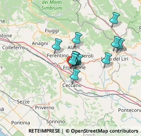 Mappa Via Mezzacorsa, 03100 Frosinone FR, Italia (9.97417)