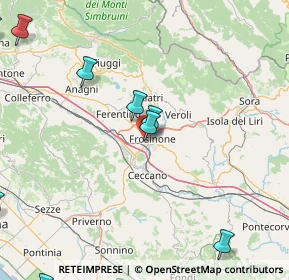 Mappa Via Mezzacorsa, 03100 Frosinone FR, Italia (35.498)