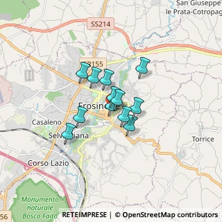 Mappa Piazza S.Maria, 03100 Frosinone FR, Italia (1.08333)