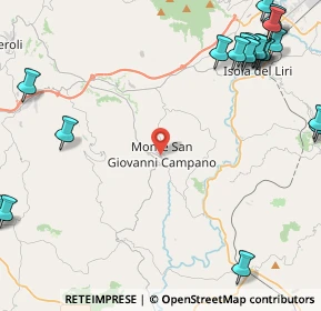 Mappa Via Valle, 03025 Monte San Giovanni Campano FR, Italia (7.2615)