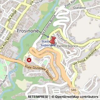 Mappa Corso della Repubblica, 26, 03100 Frosinone, Frosinone (Lazio)