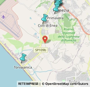 Mappa Via di Valfiorita, 00071 Torvaianica RM, Italia (3.38917)
