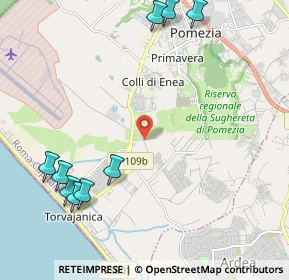 Mappa Via di Valfiorita, 00071 Torvaianica RM, Italia (3.25636)