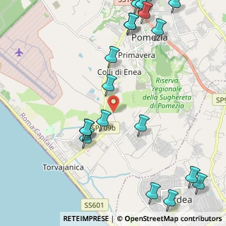 Mappa Via di Valfiorita, 00071 Torvaianica RM, Italia (3.1255)