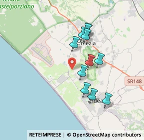 Mappa Via di Valfiorita, 00071 Torvaianica RM, Italia (3.27636)