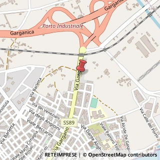Mappa Via Gargano, 180, 71043 Manfredonia, Foggia (Puglia)