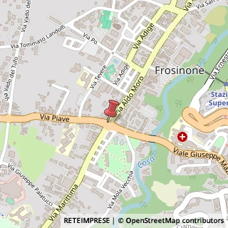 Mappa Piazzale Vienna, 03100 Frosinone, Frosinone (Lazio)