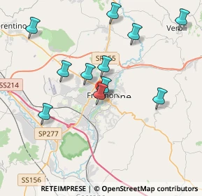 Mappa Ss 156 Monti Lepini, 03100 Frosinone FR, Italia (4.04364)