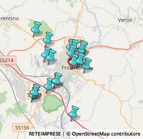 Mappa Ss 156 Monti Lepini, 03100 Frosinone FR, Italia (3.0135)