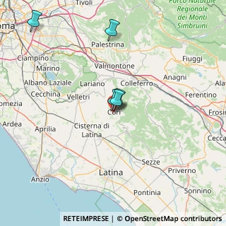 Mappa Via Madonna delle Grazie, 04010 Cori LT, Italia (47.41)