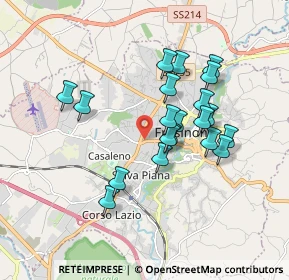 Mappa Via Fedele Calvosa, 03100 Frosinone FR, Italia (1.6545)