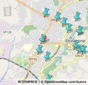 Mappa Via Fedele Calvosa, 03100 Frosinone FR, Italia (1.31286)