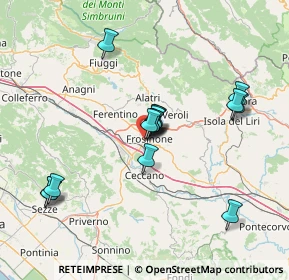 Mappa Via Fedele Calvosa, 03100 Frosinone FR, Italia (13.712)
