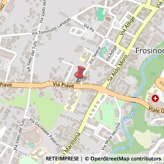 Mappa Via Piave, 79, 03100 Frosinone, Frosinone (Lazio)