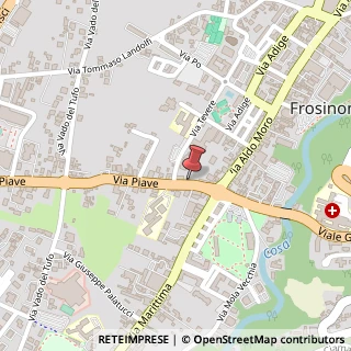 Mappa Via Piave, 27, 03100 Frosinone, Frosinone (Lazio)