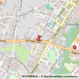 Mappa Via Piave, 39, 03100 Frosinone, Frosinone (Lazio)