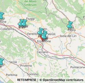 Mappa SS 156, 03100 Frosinone FR (28.37167)
