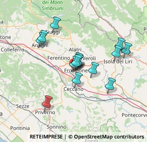 Mappa SS 156, 03100 Frosinone FR (12.104)