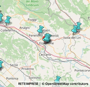 Mappa SS 156, 03100 Frosinone FR (28.029)