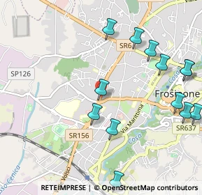 Mappa SS 156, 03100 Frosinone FR (1.31538)