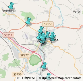 Mappa SS 156, 03100 Frosinone FR (3.26429)