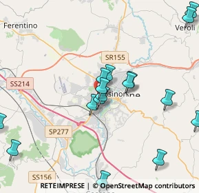 Mappa SS 156, 03100 Frosinone FR (5.05059)