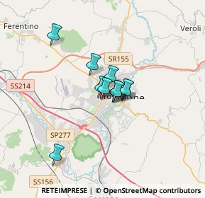 Mappa SS 156, 03100 Frosinone FR (2.02909)