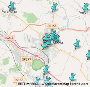 Mappa SS 156, 03100 Frosinone FR (5.4995)