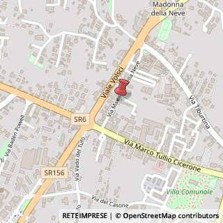Mappa Via Madonna della Neve, 74, 03100 Frosinone, Frosinone (Lazio)