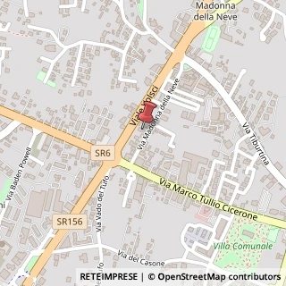 Mappa Via Madonna della Neve, 29, 03100 Frosinone, Frosinone (Lazio)