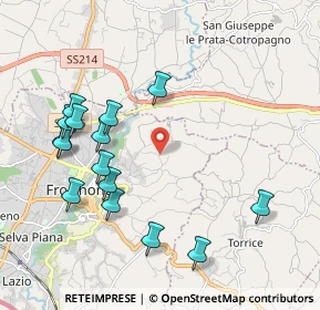 Mappa Via Colle Vecchino, 03100 Frosinone FR, Italia (2.30667)