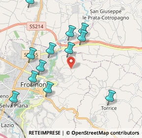 Mappa Via Colle Vecchino, 03100 Frosinone FR, Italia (2.30083)