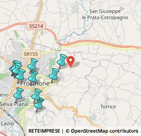 Mappa Via Colle Vecchino, 03100 Frosinone FR, Italia (2.83833)