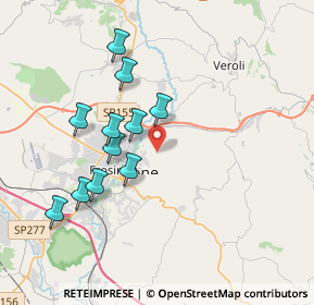 Mappa Via Colle Vecchino, 03100 Frosinone FR, Italia (3.68091)