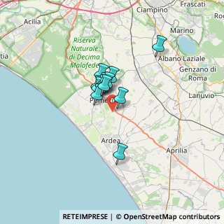 Mappa Via delle Acacie, 00071 Pomezia RM, Italia (4.4175)