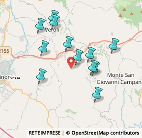 Mappa Via 65 FR, 03022 Boville Ernica FR, Italia (3.64)